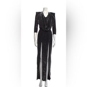 Zhivago Metallic Black Dress SZ XS